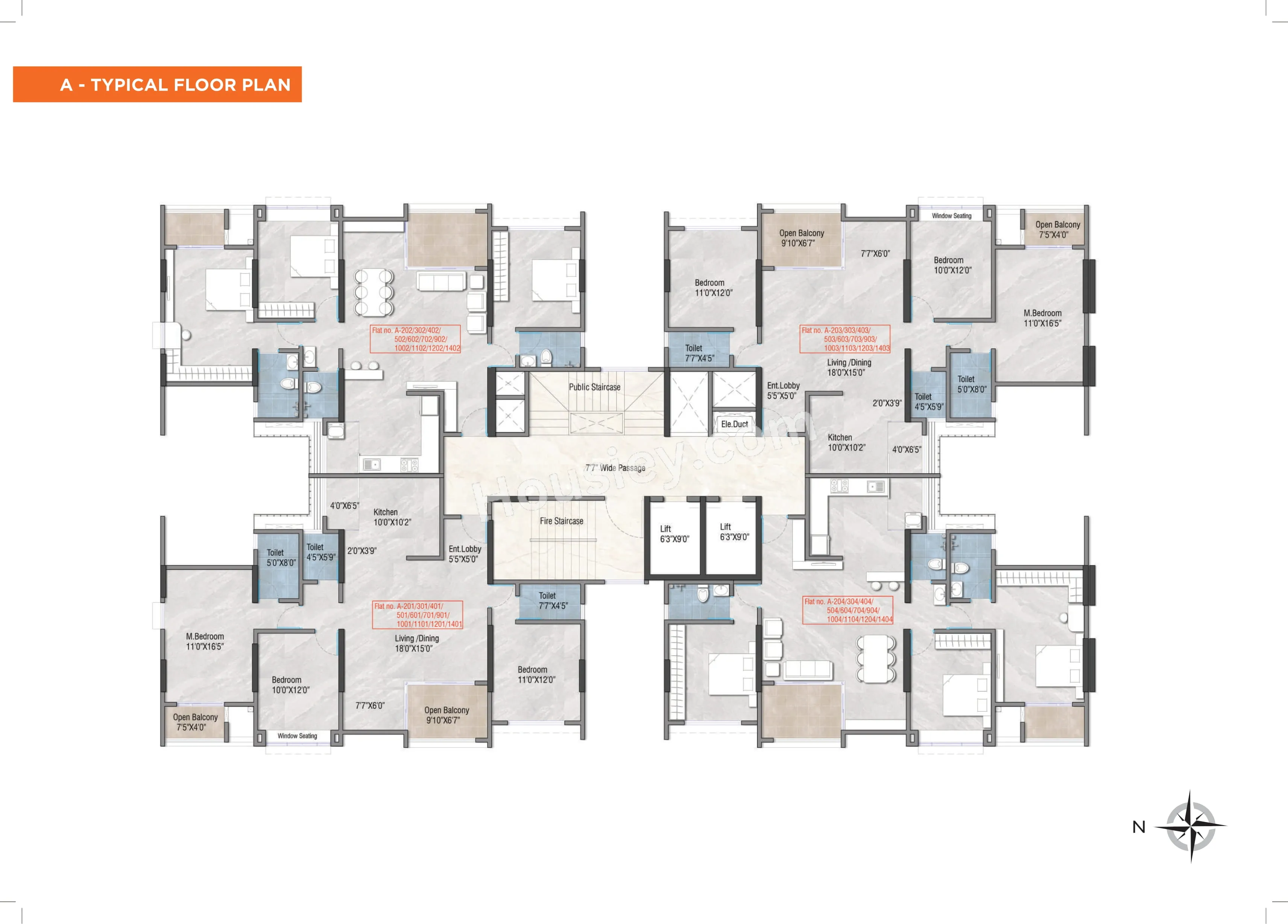 Rohit 108 Avyana Floor plan 4